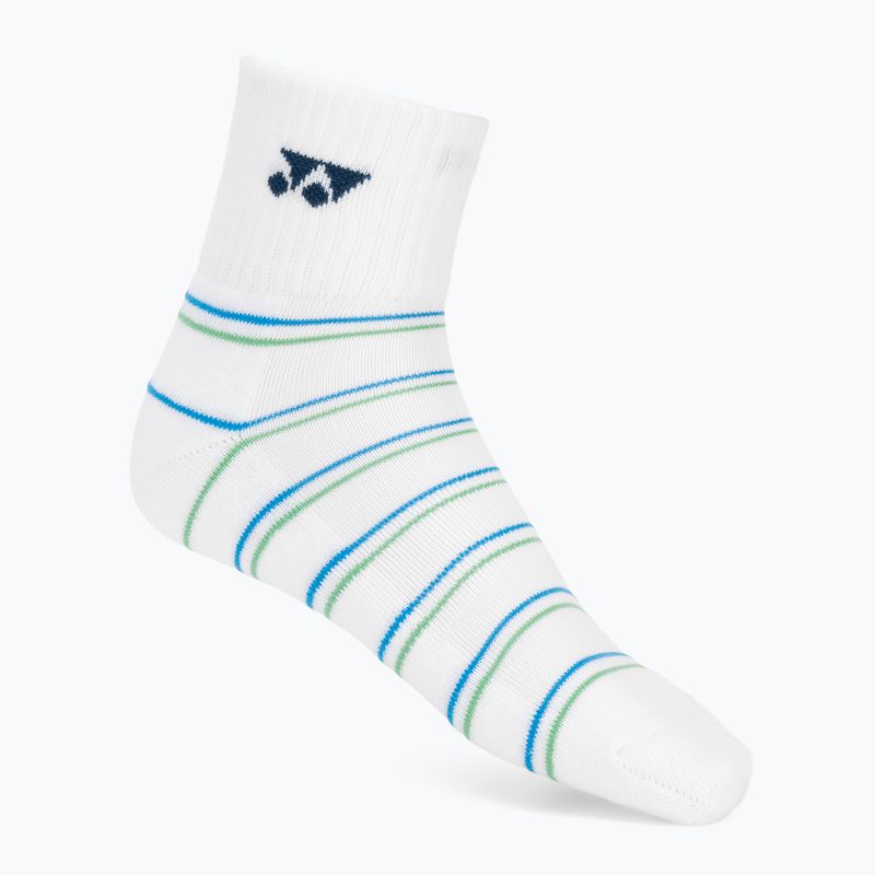 Skarpety YONEX 19236 Quarter 3 pary navy/white/green 3