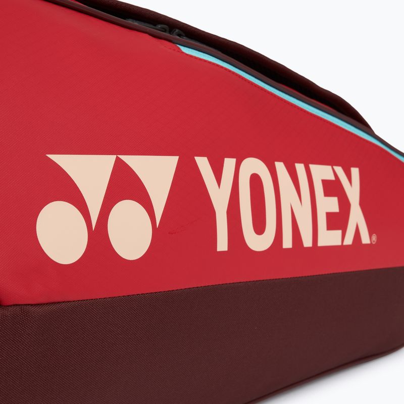 Torba tenisowa YONEX 42529 Team Racquet Bag 9 pcs ruby red 7