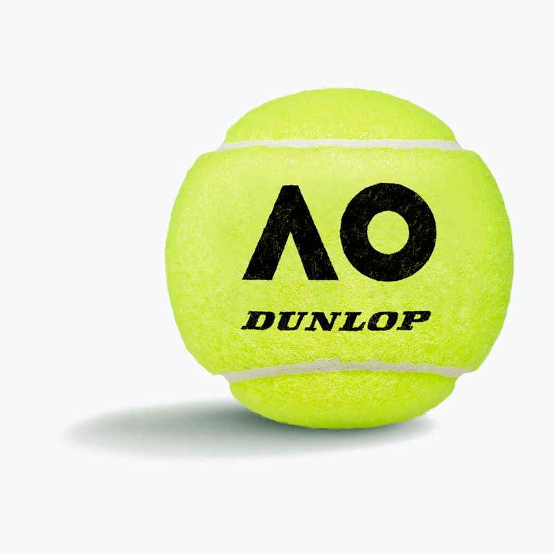 Piłki tenisowe Dunlop Australian Open 4B 4 szt. green 2
