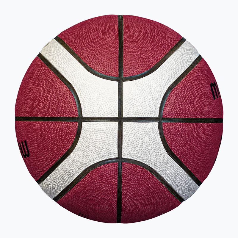 Piłka do koszykówki Molten B6G4550 FIBA brown rozmiar 6 3
