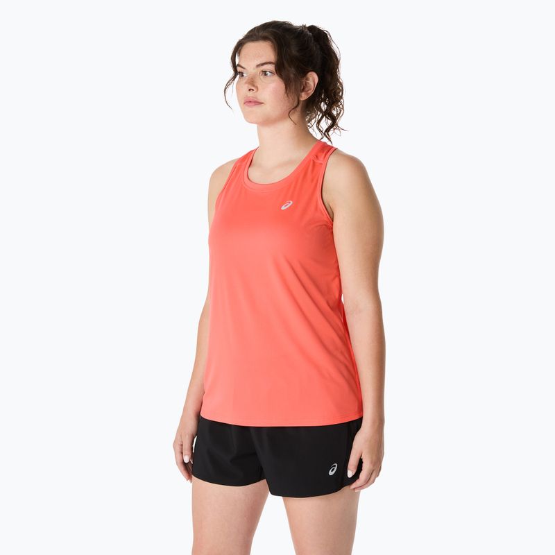 Koszulka do biegania damska ASICS Core Tank coral reef 4