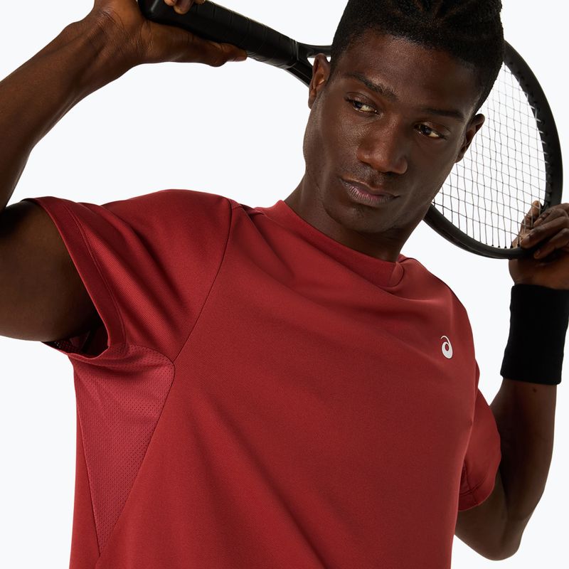 Koszulka tenisowa męska ASICS Court Top burnt red 6