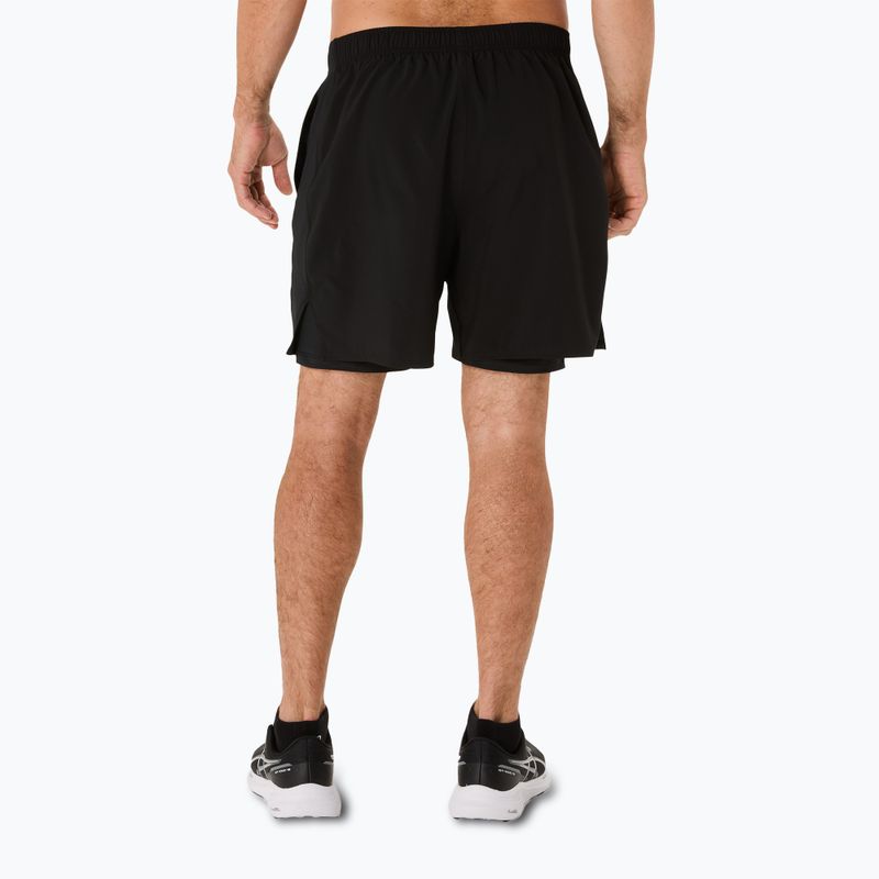 Spodenki do biegania męskie ASICS Core 2N1 7IN performance black/performance black 3