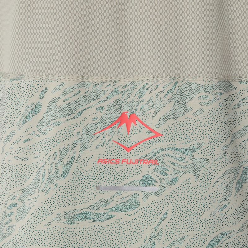 Koszulka do biegania męska ASICS Fujitrail Singlet white sage/rainy lake 6