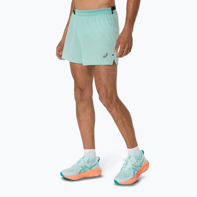 Spodenki do biegania męskie ASICS Metarun 5IN oasis green 4