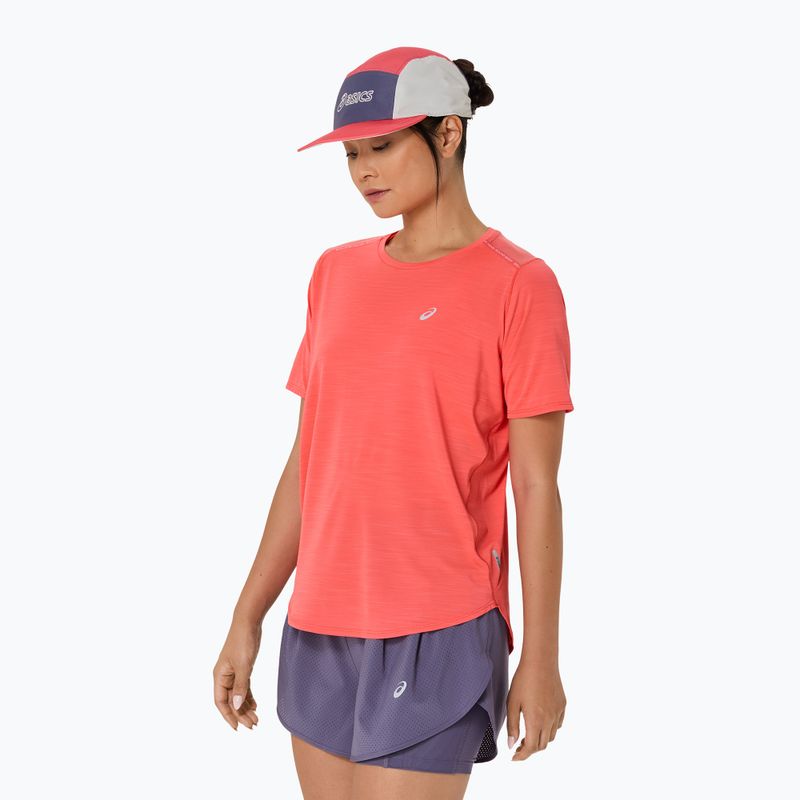 Koszulka do biegania damska ASICS Road Top coral reef 4