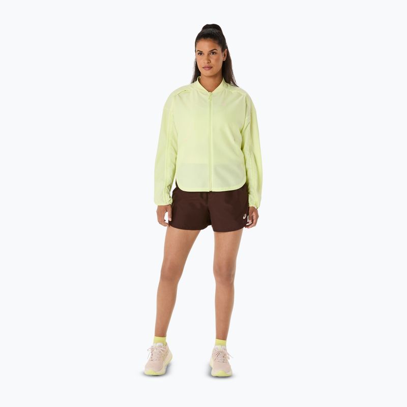 Kurtka do biegania damska ASICS Nagino Run Adjustable huddle yellow 2