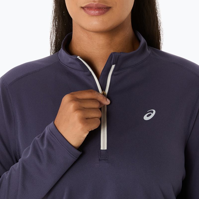 Longsleeve do biegania damski ASICS Icon 1/2 Zip LS Top indigo fog 4