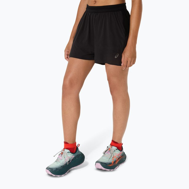Spodenki do biegania damskie ASICS Fujitrail Elite performance black 4
