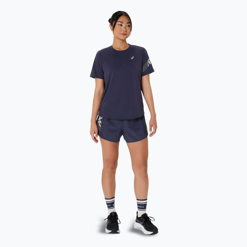 Koszulka do bieganie damska ASICS Icon Top indigo fog 2
