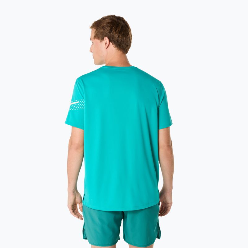 Koszulka do bieganie męska ASICS Icon SS Top wave teal 3