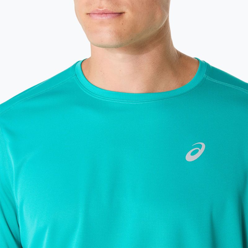Koszulka do bieganie męska ASICS Icon SS Top wave teal 5