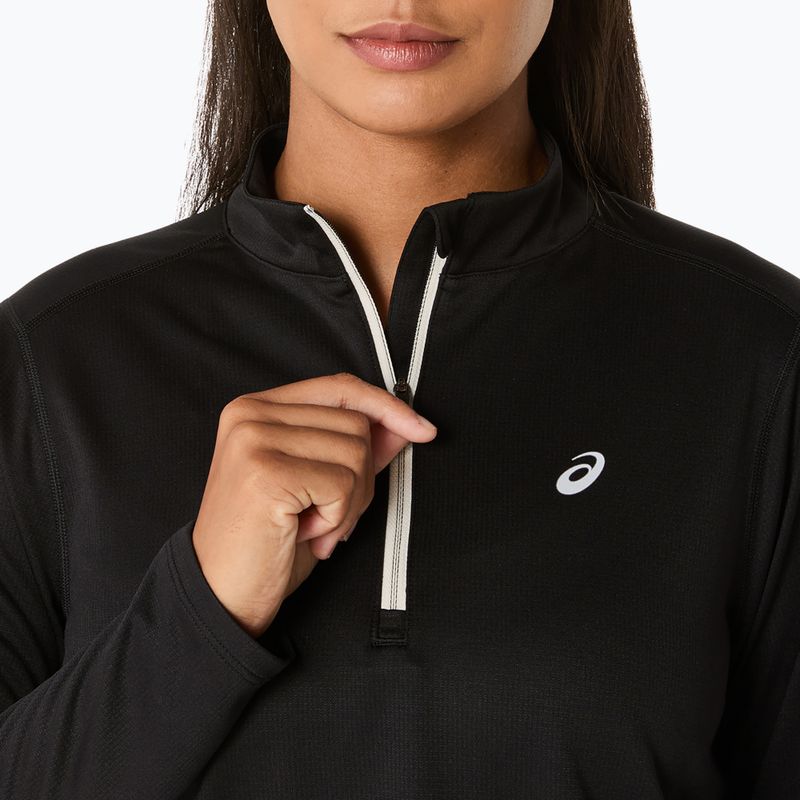 Longsleeve do biegania damski ASICS Icon 1/2 Zip LS Top performance black 4