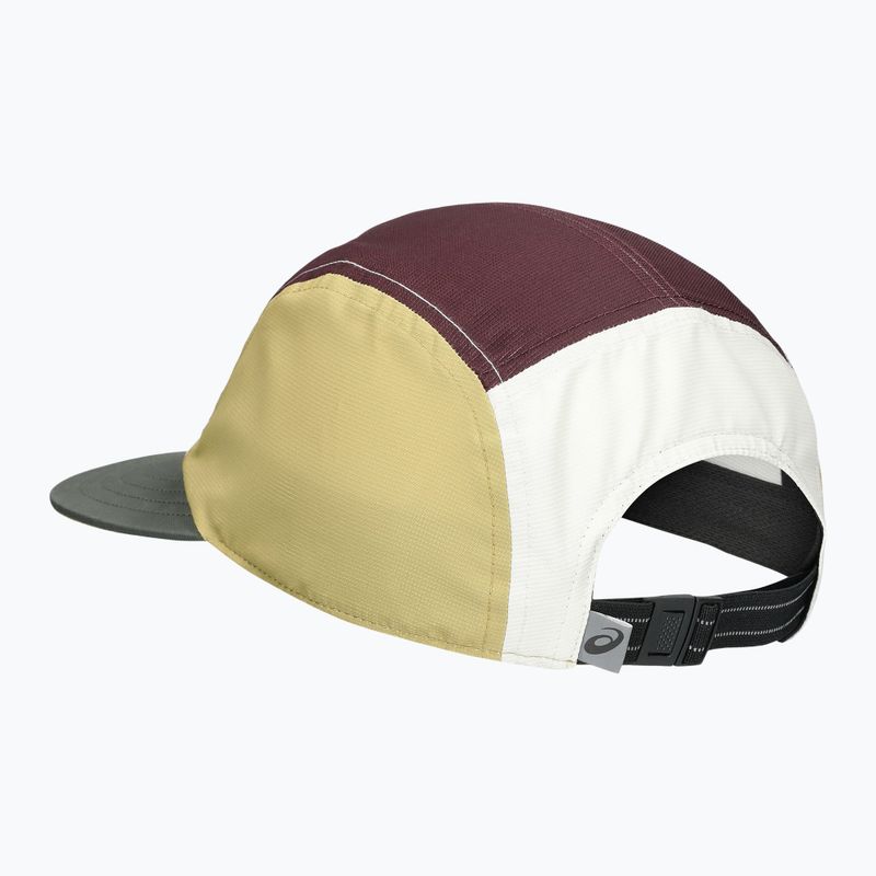 Czapka z daszkiem ASICS 5 Panel mantle green/dark currant/lemongrass 6