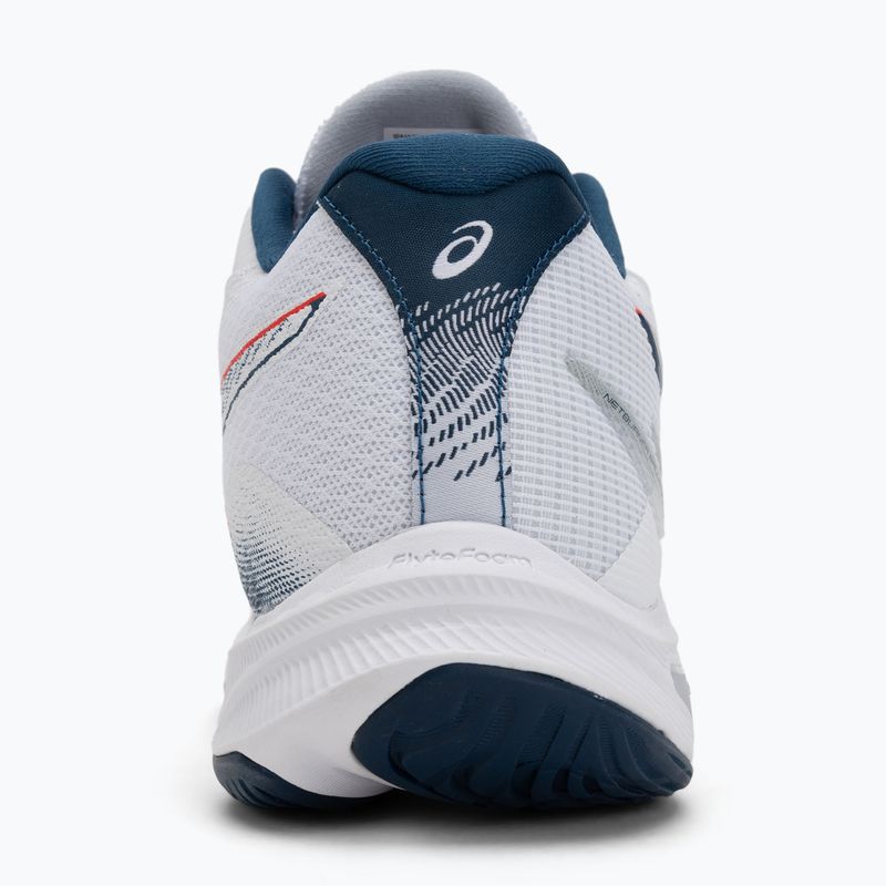 Buty do siatkówki męskie ASICS Netburner Ballistic FF 4 white/mako blue 6