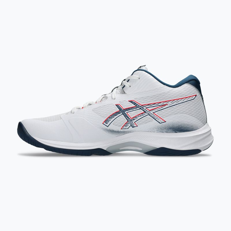 Buty do siatkówki męskie ASICS Netburner Ballistic FF 4 white/mako blue 9