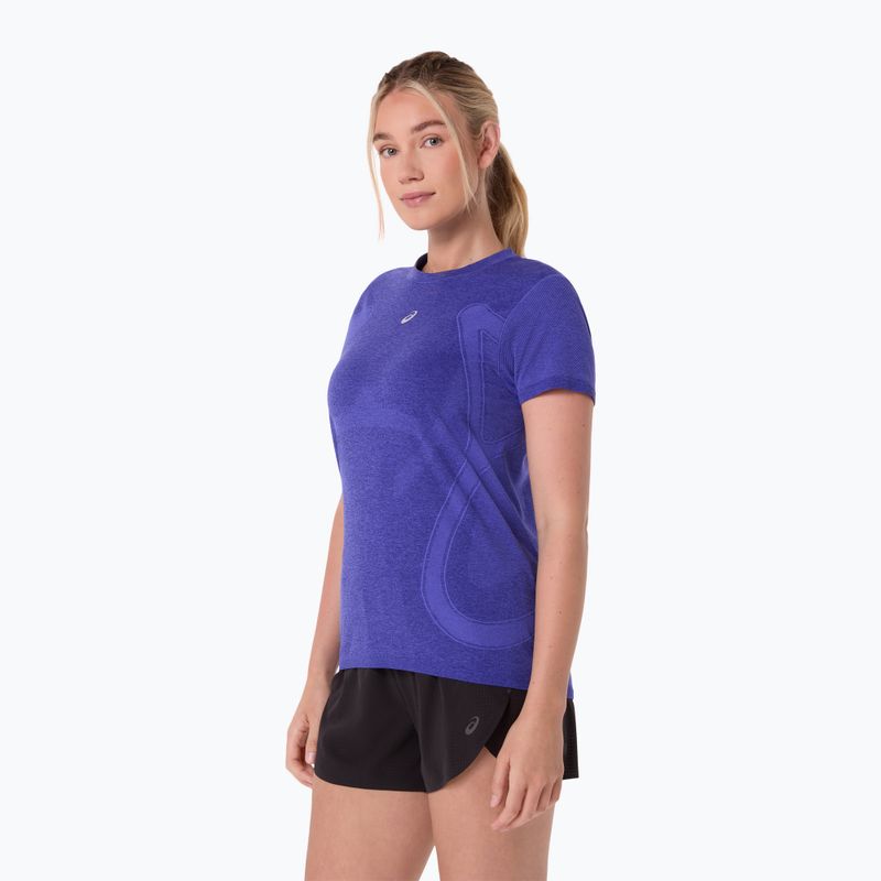 Koszulka do biegania damska ASICS Seamless cobalt burst/eggplant 4