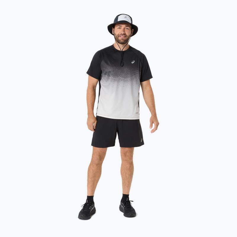Koszulka do biegania męska ASICS Road Fade performance black/cream 2