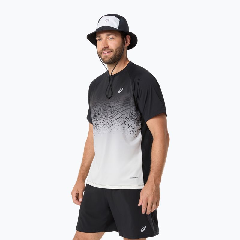 Koszulka do biegania męska ASICS Road Fade performance black/cream 4