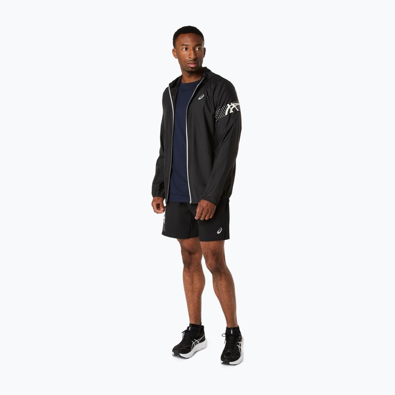 Kurtka do biegania męska ASICS Icon performance black 2