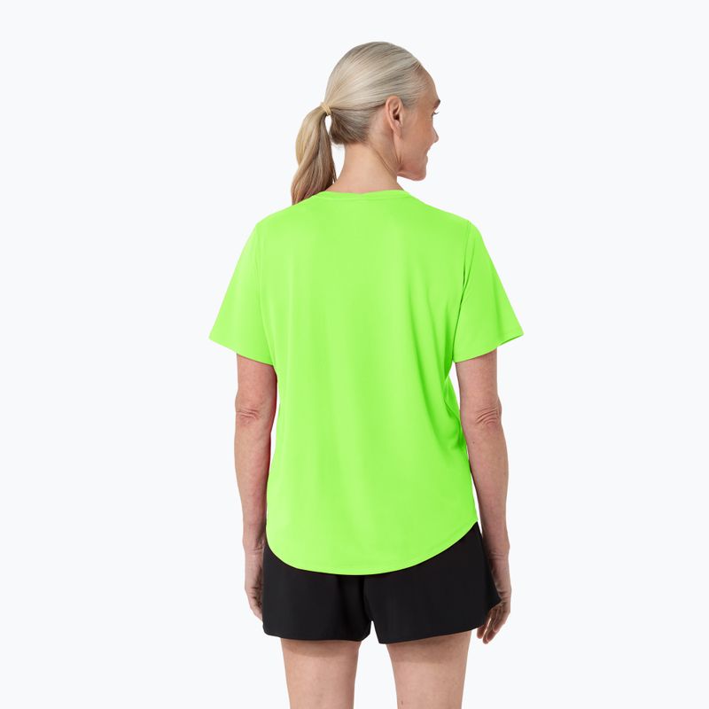 Koszulka do biegania damska ASICS Core Top illuminate green 3