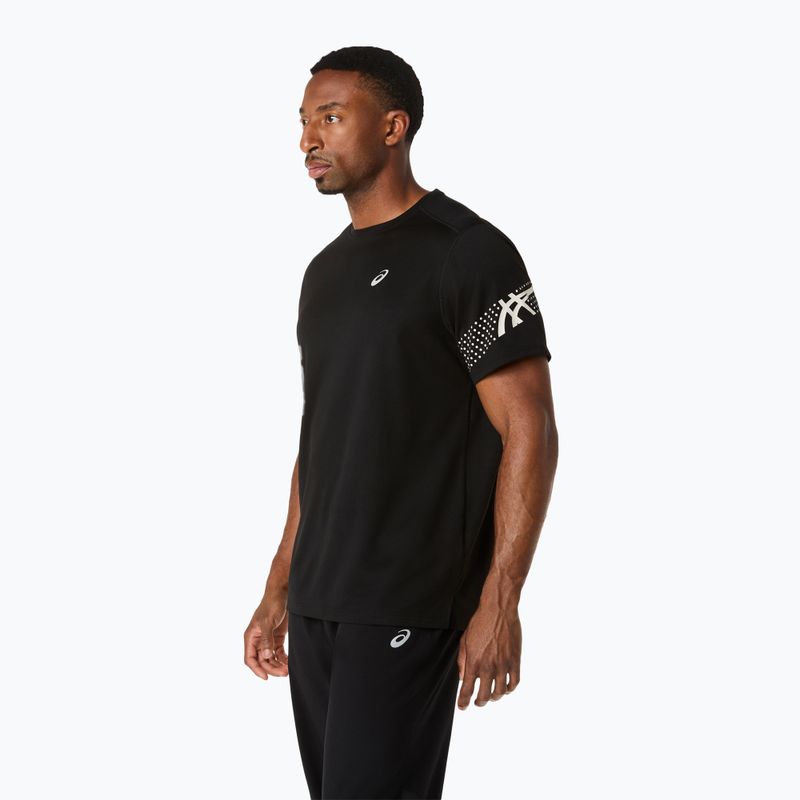 Koszulka do biegania męska ASICS Icon performance black/cream 4