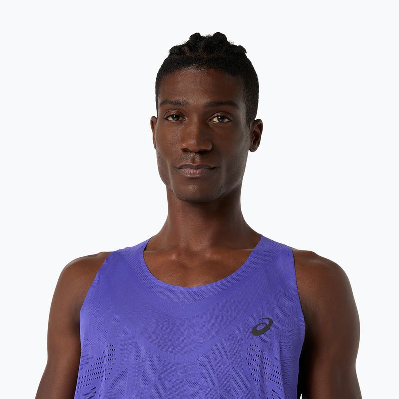 Koszulka do biegania męska ASICS Metarun Singlet cobalt burst 6
