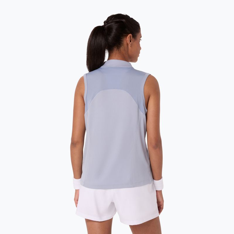 Koszulka tenisowa damska ASICS Court Tank W grey/blue 3