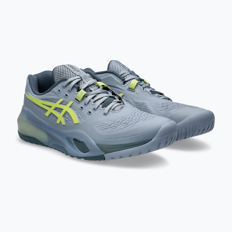 Buty do tenisa męskie ASICS Gel-Resolution X grey blue/pistachio 10