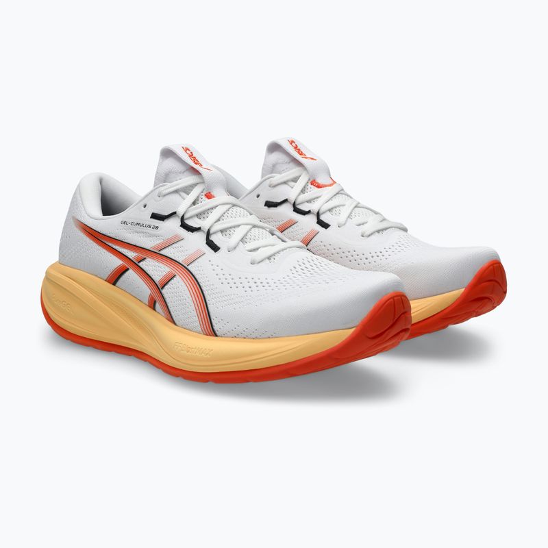 Buty do biegania męskie ASICS Gel-Cumulus 28 white/energy orange 8