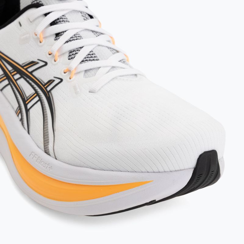 Buty do biegania męskie ASICS Gel-Nimbus 28 white/stadium orange 7