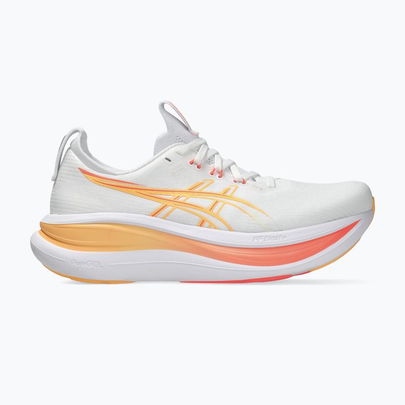 Buty do biegania damskie ASICS Gel-Nimbus 28 white/sun coral 9