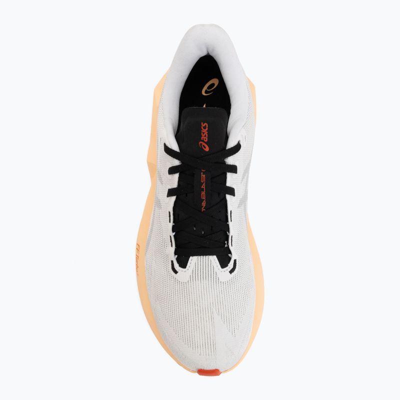 Buty do biegania męskie ASICS Novablast 6 white/orange glow 5