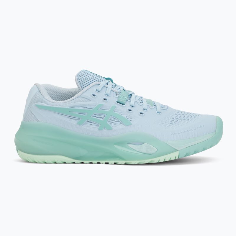 Buty do tenisa damskie ASICS Gel-Resolution X light blue/oasis green 2