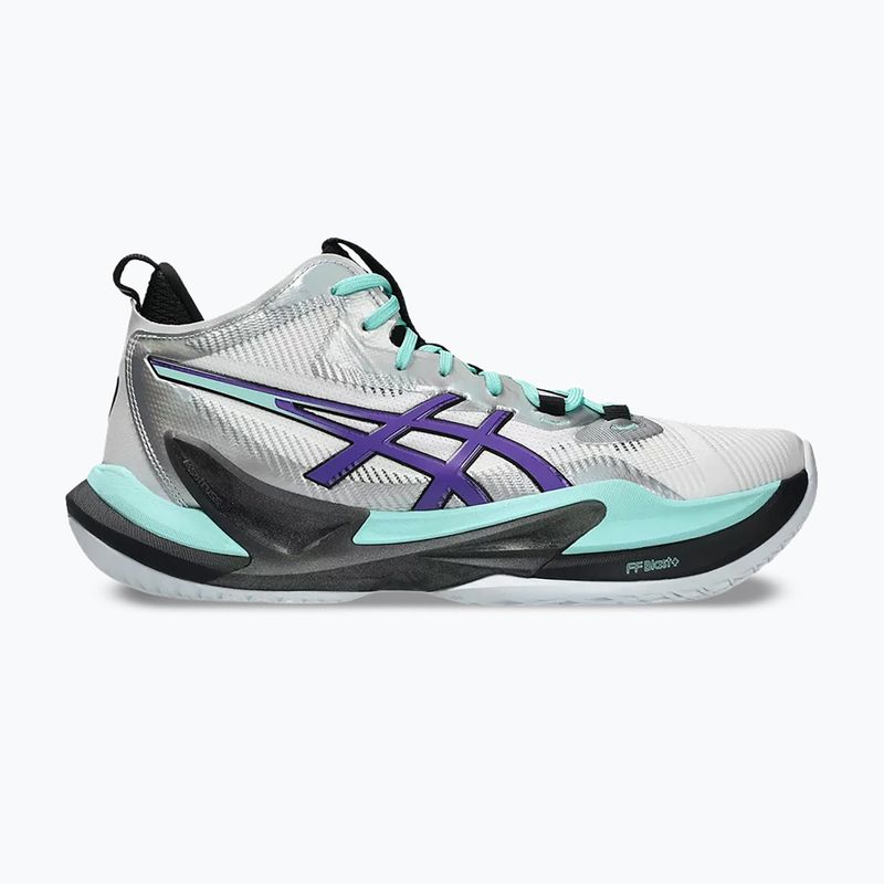 Buty do siatkówki męskie ASICS Metarise 2 white/radiant amethyst 8