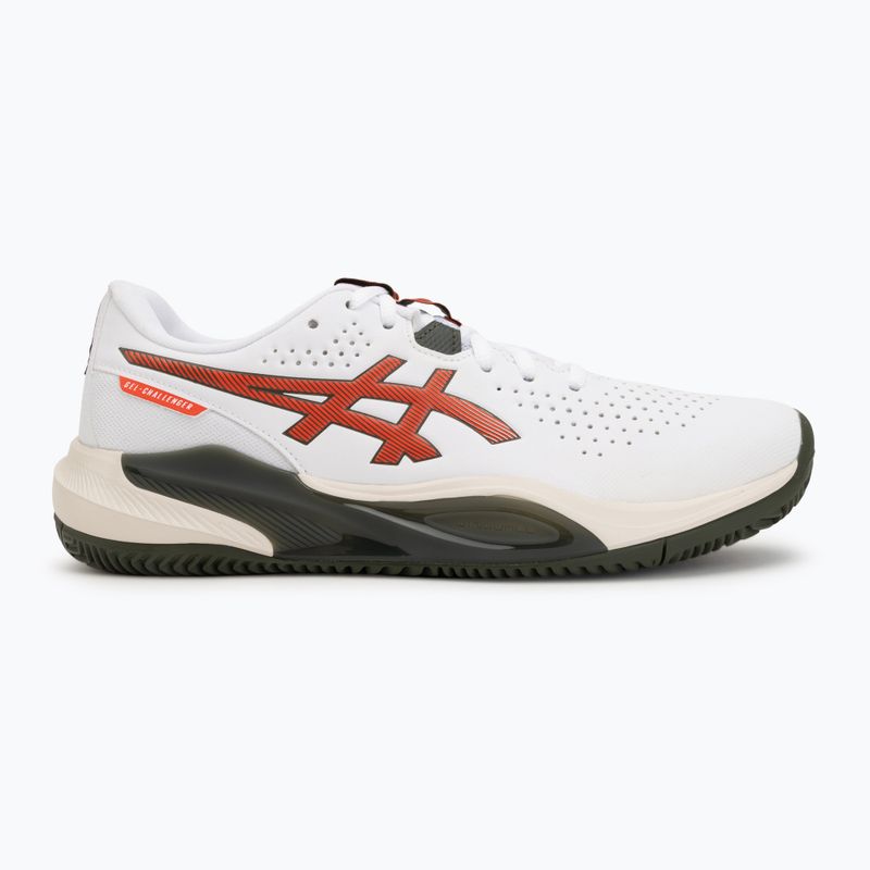 Buty do tenisa męskie ASICS Gel-Challenger 15 Clay white/cherry tomato 2