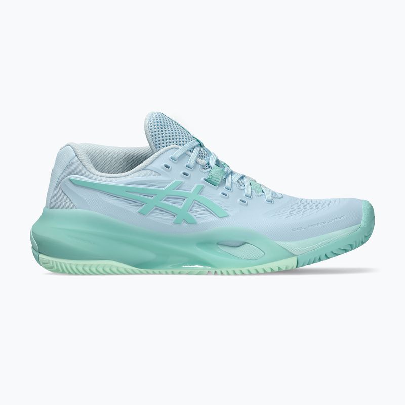Buty do tenisa damskie ASICS Gel-Resolution X Clay light blue/oasis green 8