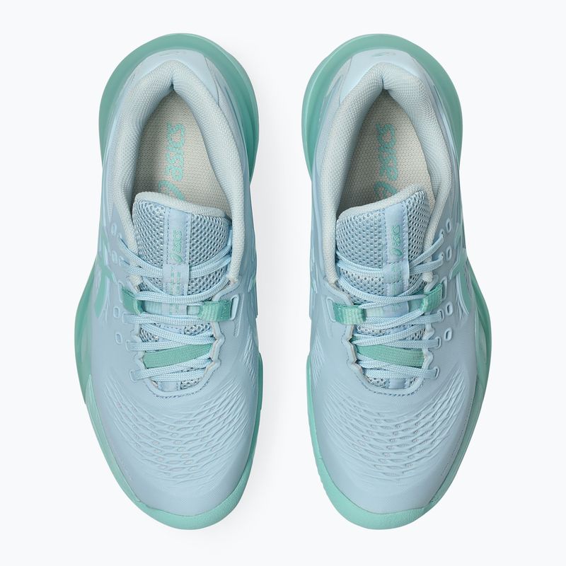 Buty do tenisa damskie ASICS Gel-Resolution X Clay light blue/oasis green 11