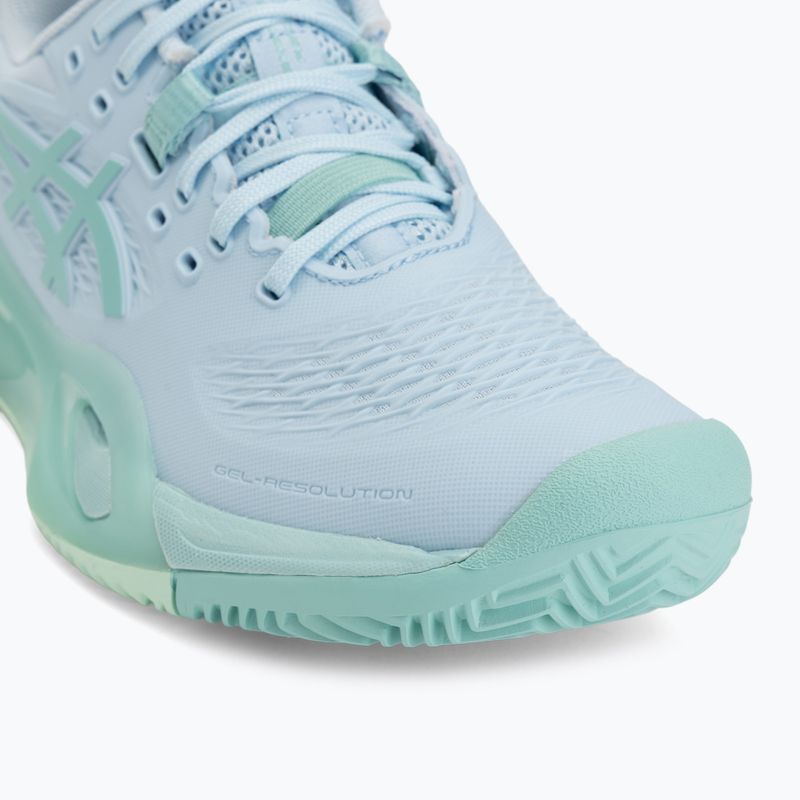 Buty do tenisa damskie ASICS Gel-Resolution X Clay light blue/oasis green 7
