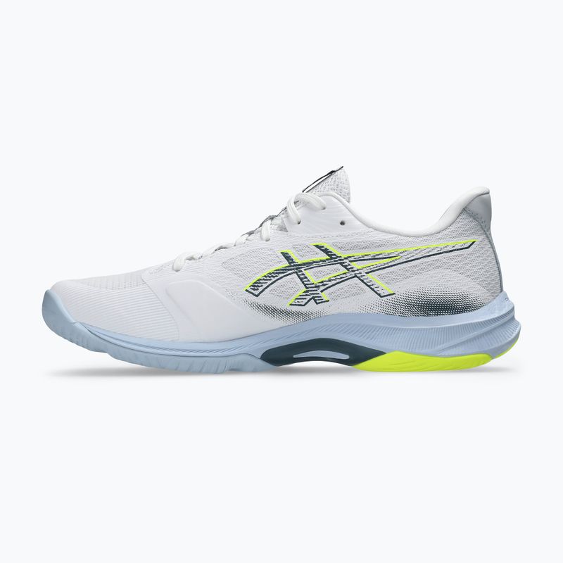 Buty męskie ASICS Netburner Ballistic FF 4 white/raw indigo 10