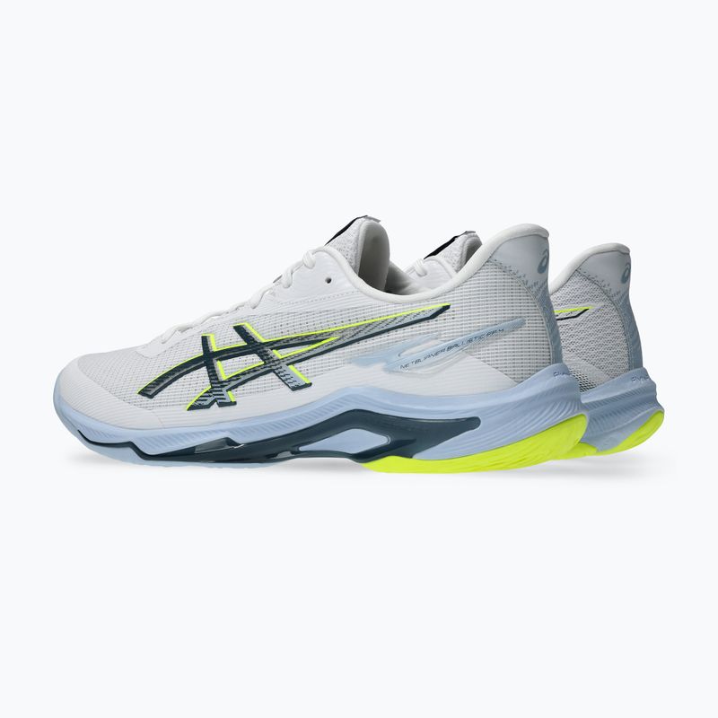 Buty męskie ASICS Netburner Ballistic FF 4 white/raw indigo 11