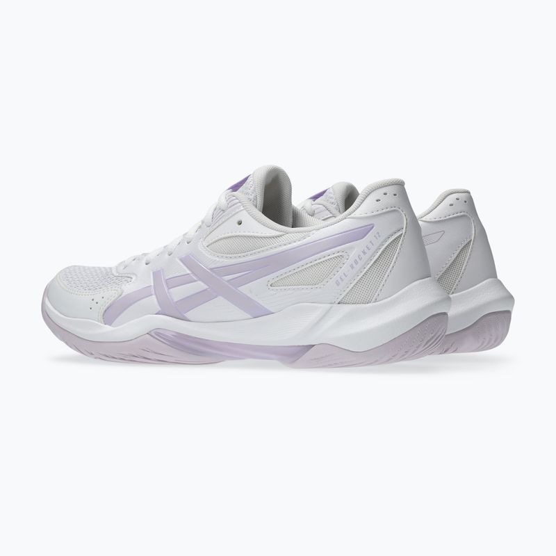Buty do siatkówki damskie ASICS Gel-Rocket 12 white/dahlia 11
