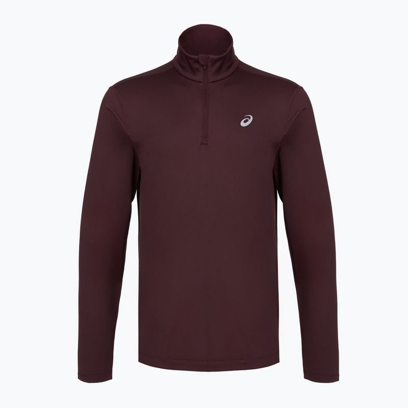 Bluza do biegania męska ASICS Core Ls 1/2 Zip Winter Top dark currant