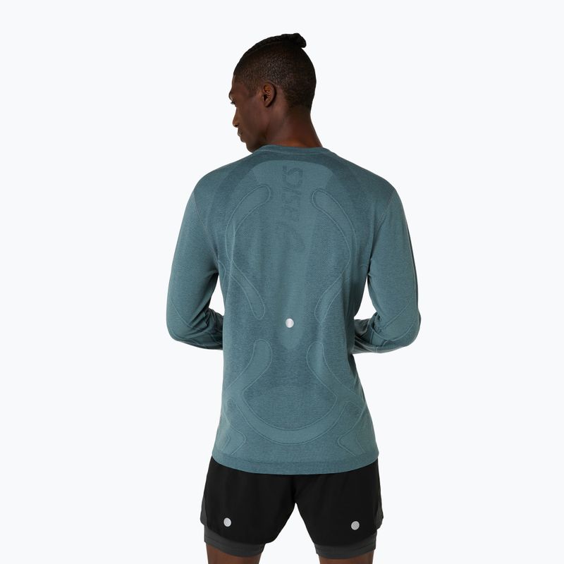 Longsleeve do biegania męski ASICS Road Seamless foggy teal 3