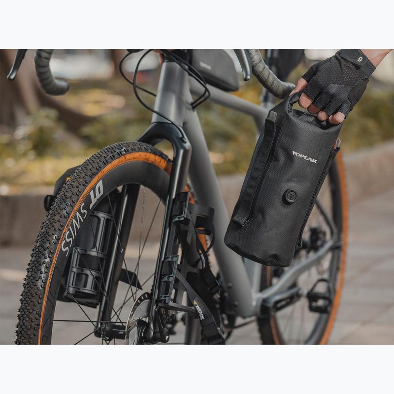 Torba rowerowa na widelec Topeak Loader Fork DryBag 4 l black 3