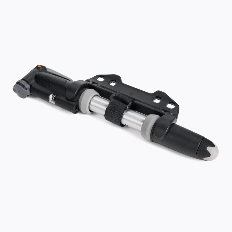 Pompka rowerowa Topeak Mini Dual G Manometr 120psi black/grey/silver