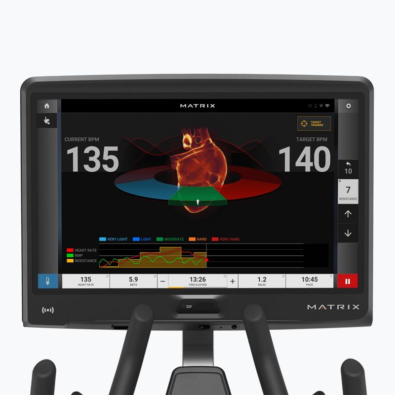 Rower spinningowy Matrix Fitness Virtual Training Indoor Cycle CXV black 4