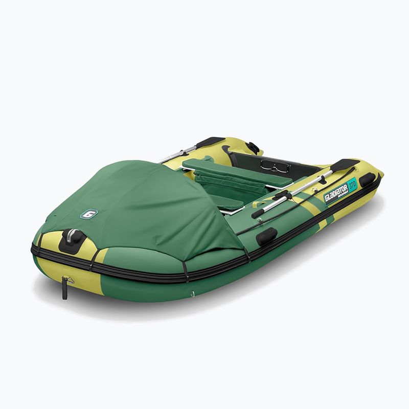 Ponton 5-osobowy Gladiator C370 AL green/yellow 3