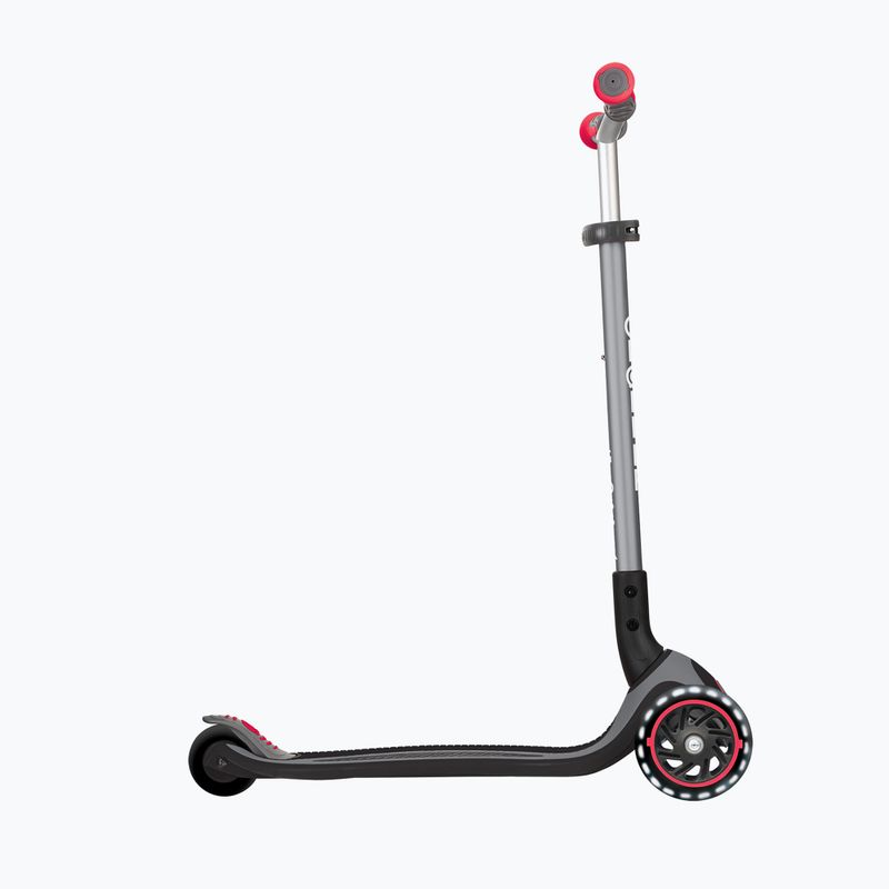 Hulajnoga trójkołowa dziecięca Globber Master Lights black/red 2