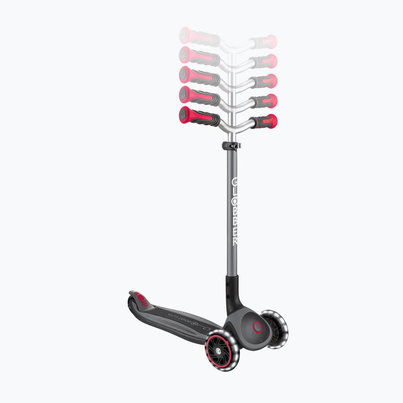 Hulajnoga trójkołowa dziecięca Globber Master Lights black/red 5